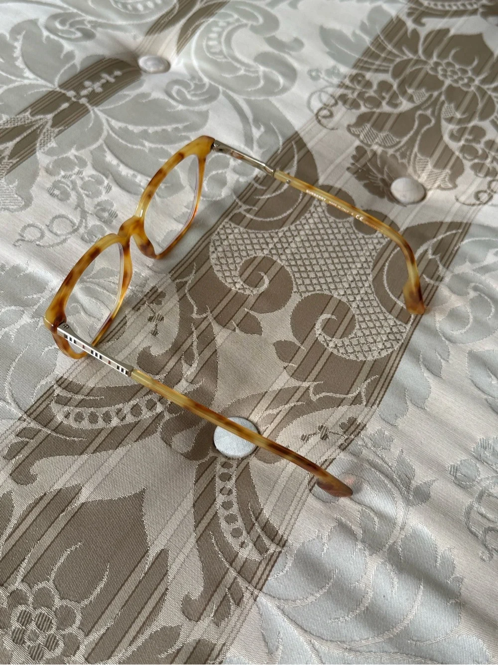 Burberry Tortoiseshell Square Frame Glasses